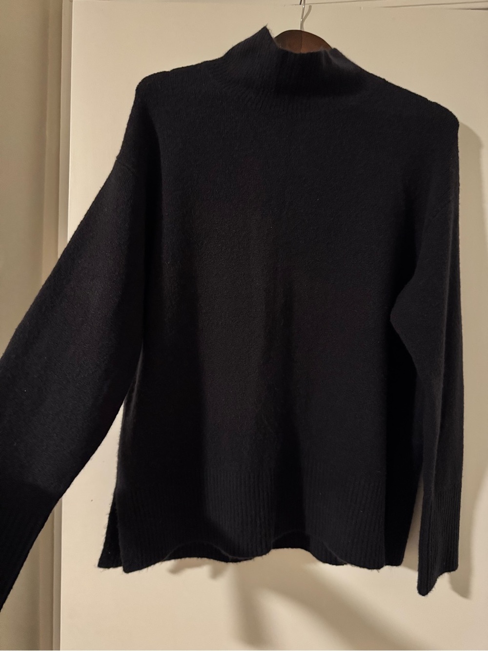 J. Crew Black Mock Turtleneck Sweater